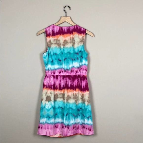 BeBop Tie Dye Ruffle Front Dress (Medium) - Picture 6 of 8